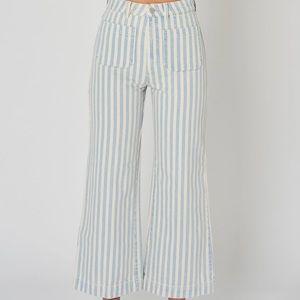 Rolla’s High Rise Wide Leg Striped Jeans